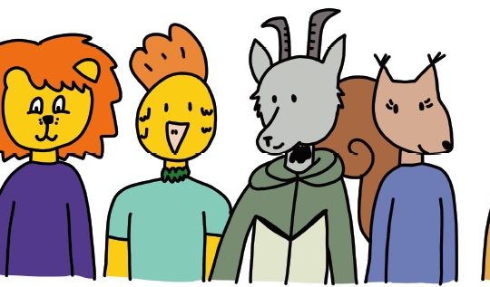 narisani stripovski junaki, ki nastopajo v gradivih